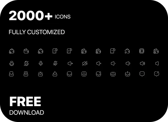 2000+ Free Icons Download