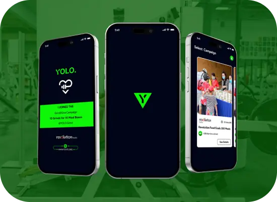 YOLO App Fitness & Donation App